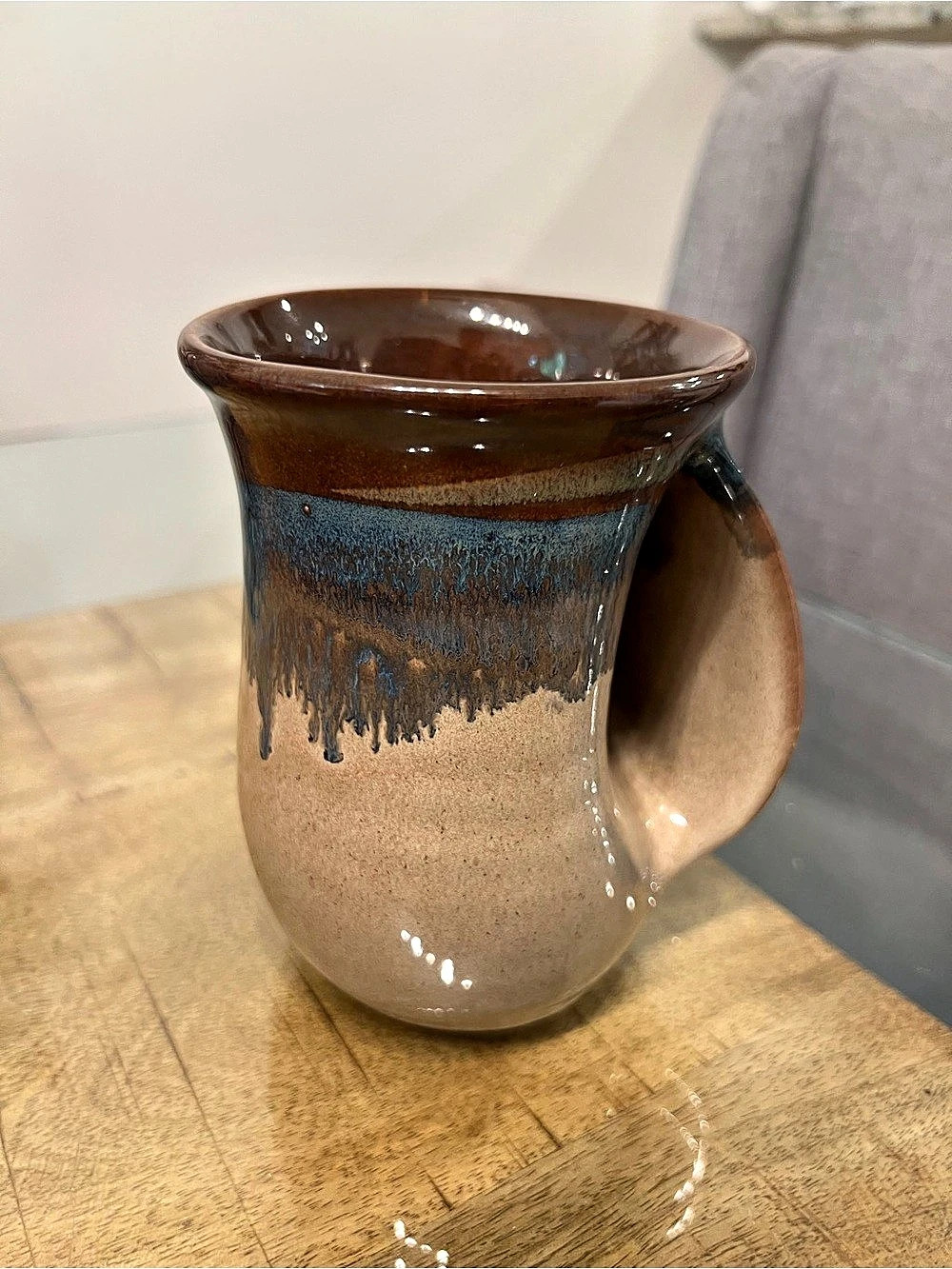 Pottery Handwarmer Mug